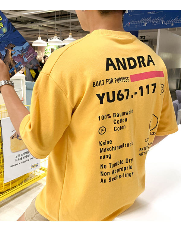 ANDRA 루즈핏 반팔 티셔츠